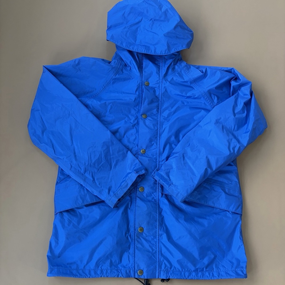 VINTAGE LL Bean Stowaway‎ Rain Jacket Men M Packable Lightweight Hooded Gore-tex